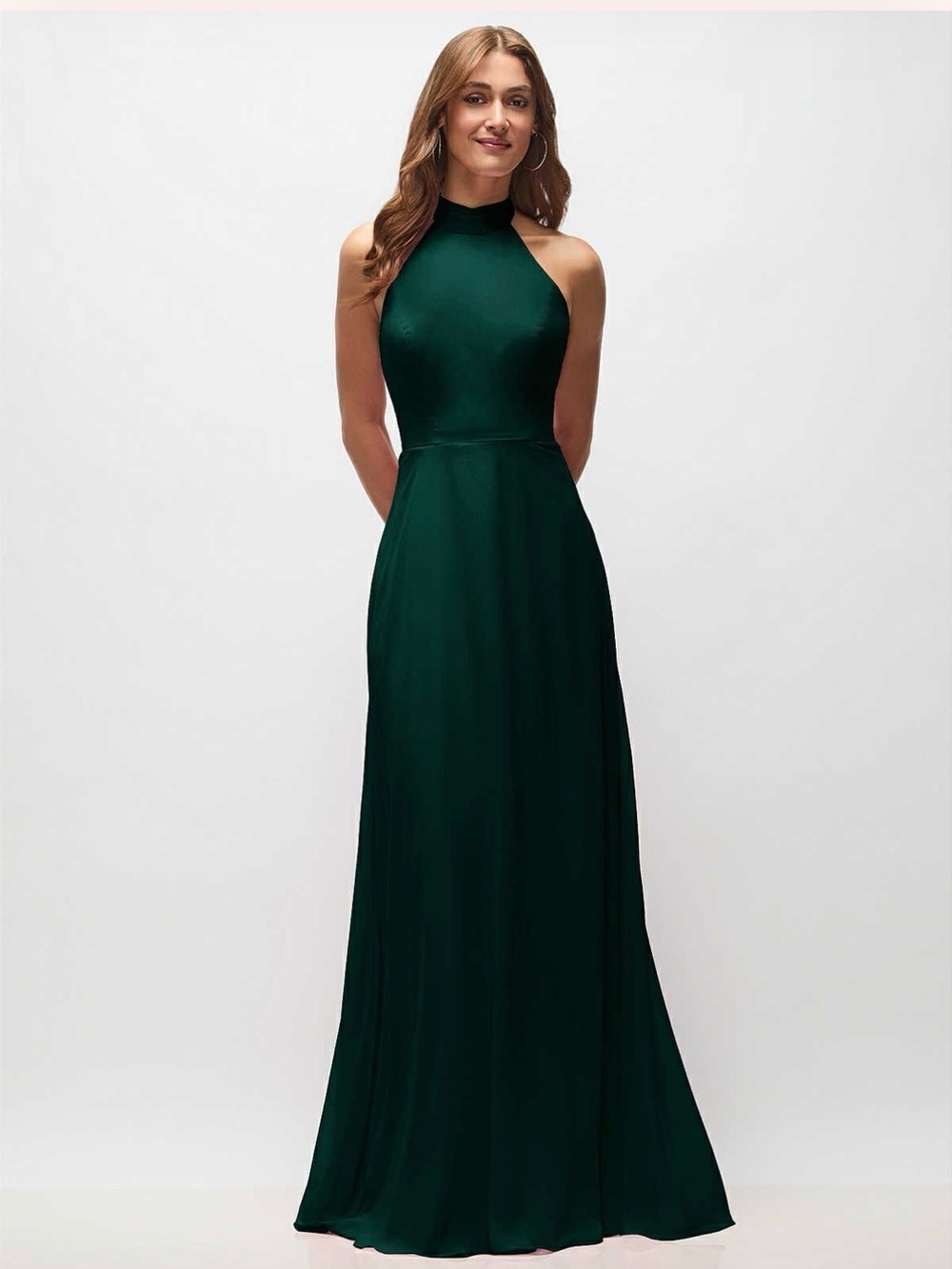 After Six Dessy Evergreen Dress